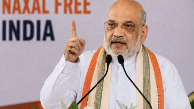 Naxal Free India statement by Amit Shah during Bastar visit discussing terrorism and internal security in India