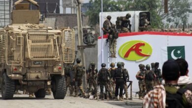 Pakistan Operation showing security forces during anti-terror action in Khyber Pakhtunkhwa region
