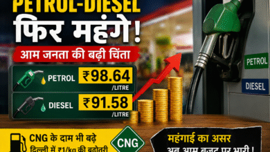 Petrol Diesel Price Hike in India with increased petrol diesel and CNG rates causing inflation concern among common people