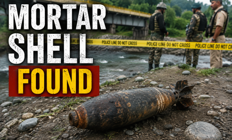 Poonch Mortar Shell recovered near Joggers Park and safely defused by Bomb Disposal Squad