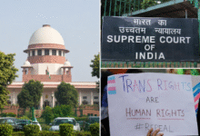Transgender Amendment Act 2026 को लेकर Supreme Court में hearing और LGBTQ rights protest से जुड़ी representative image.