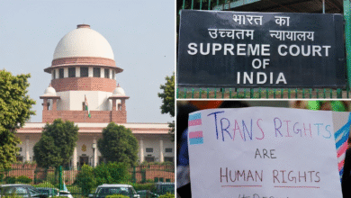 Transgender Amendment Act 2026 को लेकर Supreme Court में hearing और LGBTQ rights protest से जुड़ी representative image.