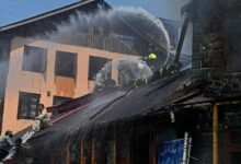 Udhampur Fire Incident में Chenani area के house fire और cylinder blast की प्रतीकात्मक तस्वीर