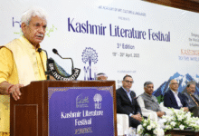Writers Role India highlighted by LG Manoj Sinha at Kashmir Literature Festival