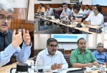 Chief Secretary Atal Dulloo reviewing preparations for the VB-G RAM G Scheme implementation in Jammu and Kashmir.