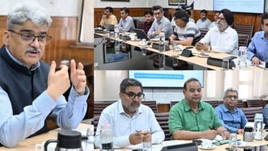 Chief Secretary Atal Dulloo reviewing preparations for the VB-G RAM G Scheme implementation in Jammu and Kashmir.