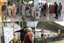 ## **Image Alt Text (Focus Keyphrase Optimized)** Bandipora DC inspection at Shadipora Transit Camp for Amarnath Yatra Preparation 2026 facilities and readiness check