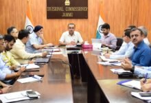 Jammu Flood Preparedness review meeting on monsoon readiness, flood management and emergency response planning across Jammu Division