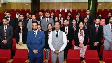Condolence meeting at J&K Judicial Academy Srinagar for Justice Sanjeev Kumar’s mother