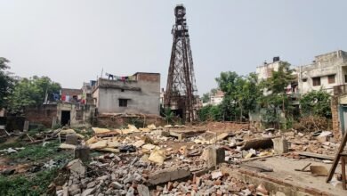 Bihar Mobile Tower Mystery: बक्सर के डुमरांव में 132 फीट telecom tower गायब होने के मामले की तस्वीर