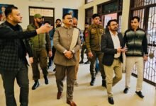 DC Doda inspecting Gujjar Bakarwal hostel infrastructure and facilities.