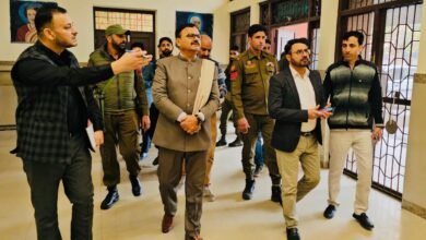 DC Doda inspecting Gujjar Bakarwal hostel infrastructure and facilities.