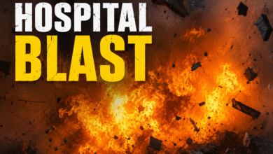 Police investigation underway after explosion reported at a private hospital in Kalanaur, Gurdaspur district of Punjab.