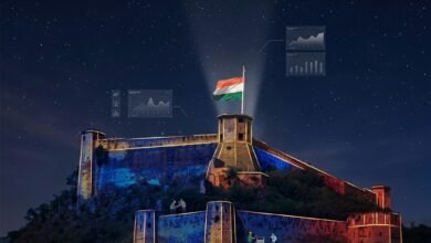 Hari Parbat Light Show System at Hari Parbat Fort Srinagar undergoing quality inspection and tourism upgrade