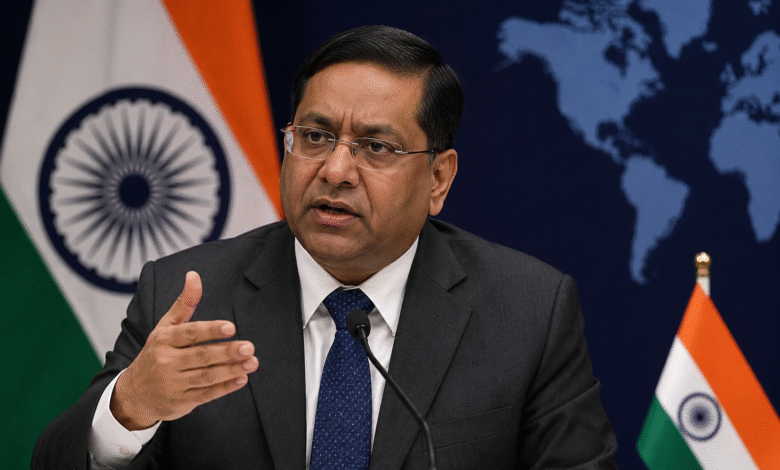 MEA spokesperson Randhir Jaiswal responding to EU-Pakistan remarks on Jammu and Kashmir.