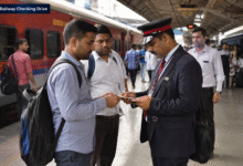 Jammu Railway Drive checking passengers during special railway inspection