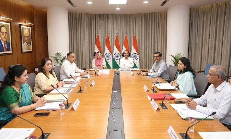 jk-education-reform-meeting-dharmendra-pradhan
