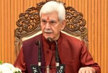 LG Manoj Sinha speaking on Kashmir Unity Message during Interfaith Conference at SKICC Srinagar