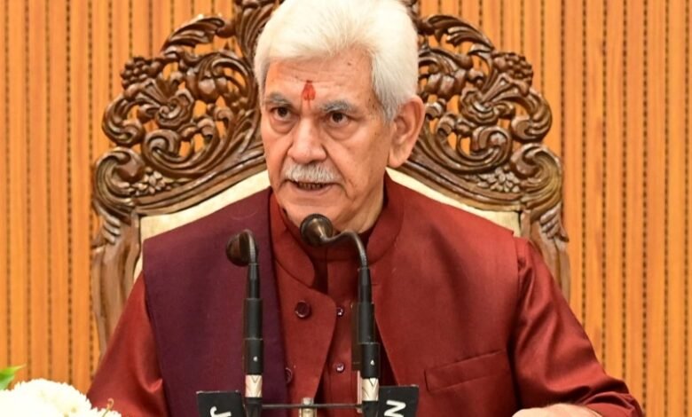 LG Manoj Sinha speaking on Kashmir Unity Message during Interfaith Conference at SKICC Srinagar