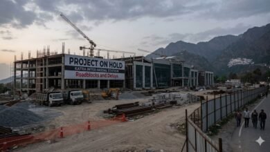 Katra IMS Funding Delay affecting Vaishno Devi transport hub project with Jammu Kashmir mountains and infrastructure development scene