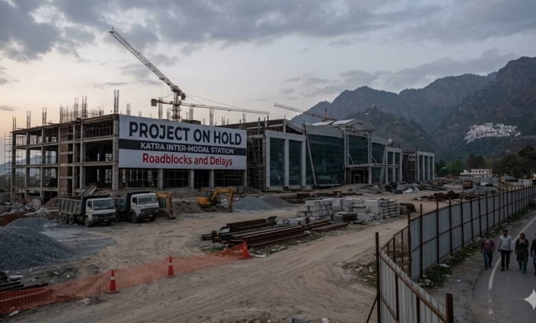 Katra IMS Funding Delay affecting Vaishno Devi transport hub project with Jammu Kashmir mountains and infrastructure development scene