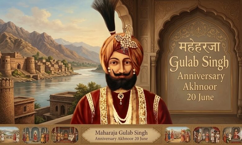 Maharaja Gulab Singh Anniversary celebration at Jia Pota Ghat Akhnoor showing Dogra culture and historic gathering