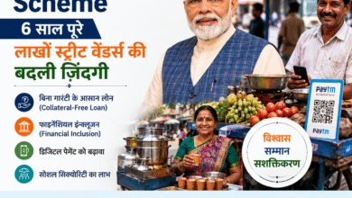 PM SVANidhi Scheme के 6 साल पूरे होने पर स्ट्रीट वेंडर्स को मिले लाभ और आर्थिक सशक्तिकरण को दर्शाती तस्वीर।