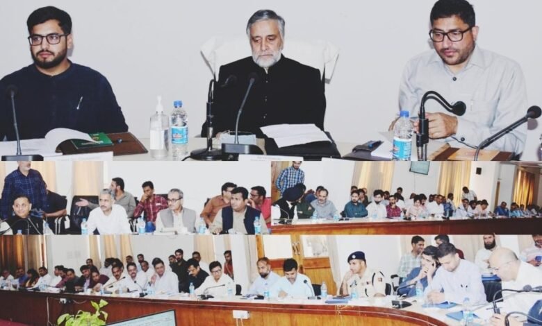 Rajouri DISHA Meeting development review 2026 CSS schemes PMGSY roads Jal Jeevan Mission and Nasha Mukt J&K campaign update