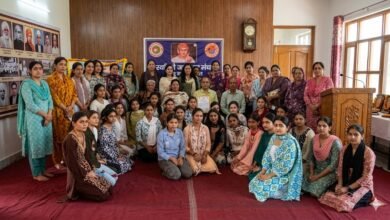 Swadeshi Mahila Vichar Reasi women empowerment self-reliance program organized by Swadeshi Jagran Manch in Jammu and Kashmir