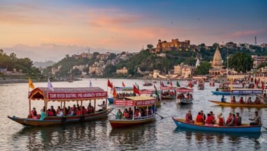 Tawi River Boating Facility at Jammu Riverfront for tourists and Amarnath Yatra visitors during the summer season