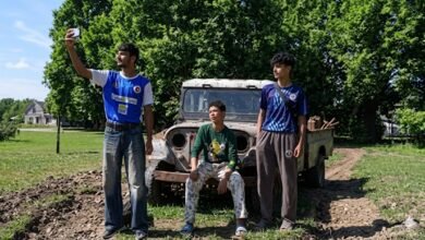 Waste to Wonder Garden at Polo Ground Park Srinagar made from recycled tyres, old vehicles and eco-friendly installations