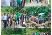 Pahalgam Cloudburst Damage inspection by ADC Vikas Ahlawat