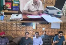 Handwara Revenue Review meeting chaired by ADC Javed Naseem Masoodi