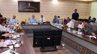 Ganderbal Infrastructure Review of road and development projects