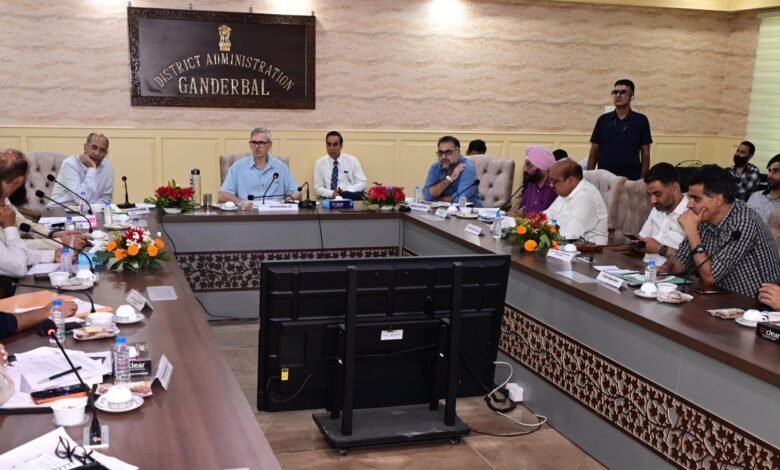 Ganderbal Infrastructure Review of road and development projects