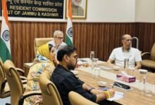 Omar Abdullah Review through video conference with officials
