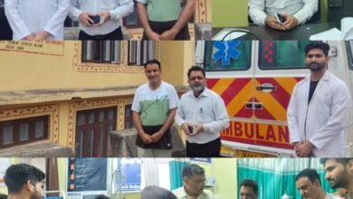 PHC Assar Inspection by CMO Dr Vinod Sharma at Doda