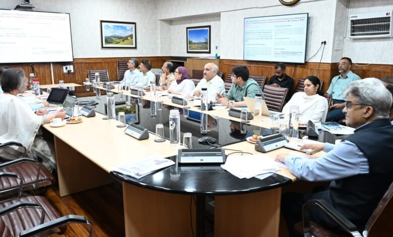 PMAY Urban Review meeting on housing projects in Jammu and Kashmir