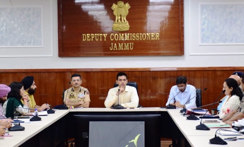 Jammu Independence Preparations review meeting for Independence Day arrangements