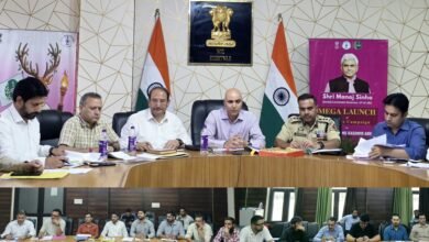 Kishtwar Drug Campaign के तहत NCORD Meeting में नशा रोकथाम पर चर्चा।