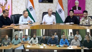 Officials reviewing Sarthal Devi Yatra preparations in Kishtwar