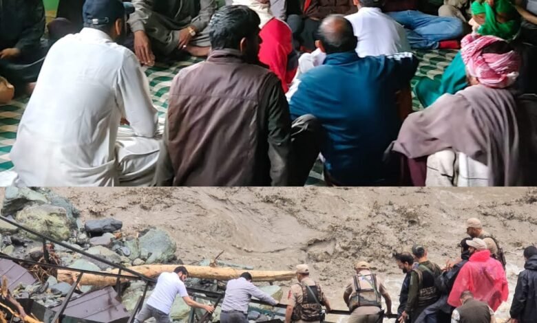 Murrah Damage Assessment by DC Ashok Sharma in Surankote flood affected area