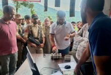 Rajouri PMFBY Camp inspection by DC Abhishek Sharma with farmers