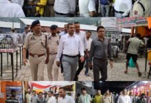 Ramban Yatra Arrangements inspection by Deputy Commissioner at Lamber Yatra Camp