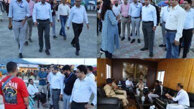 Amarnath Yatra Facilities inspection at Ramban Banihal Yatra Camp