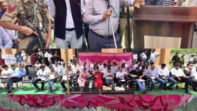 DDC Ashok Kumar Sharma interacting with residents during Block Diwas in Bufliaz