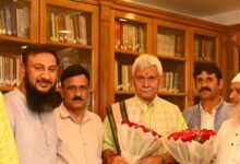 NCP LG Meeting with Manoj Sinha discussing public issues and Gujjar Bakerwal welfare