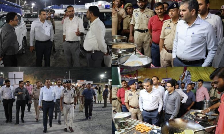 Lamber Yatra Camp inspection by DC Ramban
