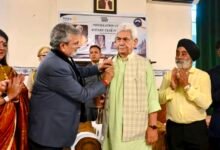 Rotary Club Kashmir event with LG Manoj Sinha addressing youth environment and drug free Jammu Kashmir