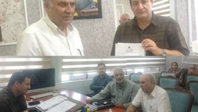 Pampore SDH Upgrade meeting between Hasnain Masoodi and Javid Dar